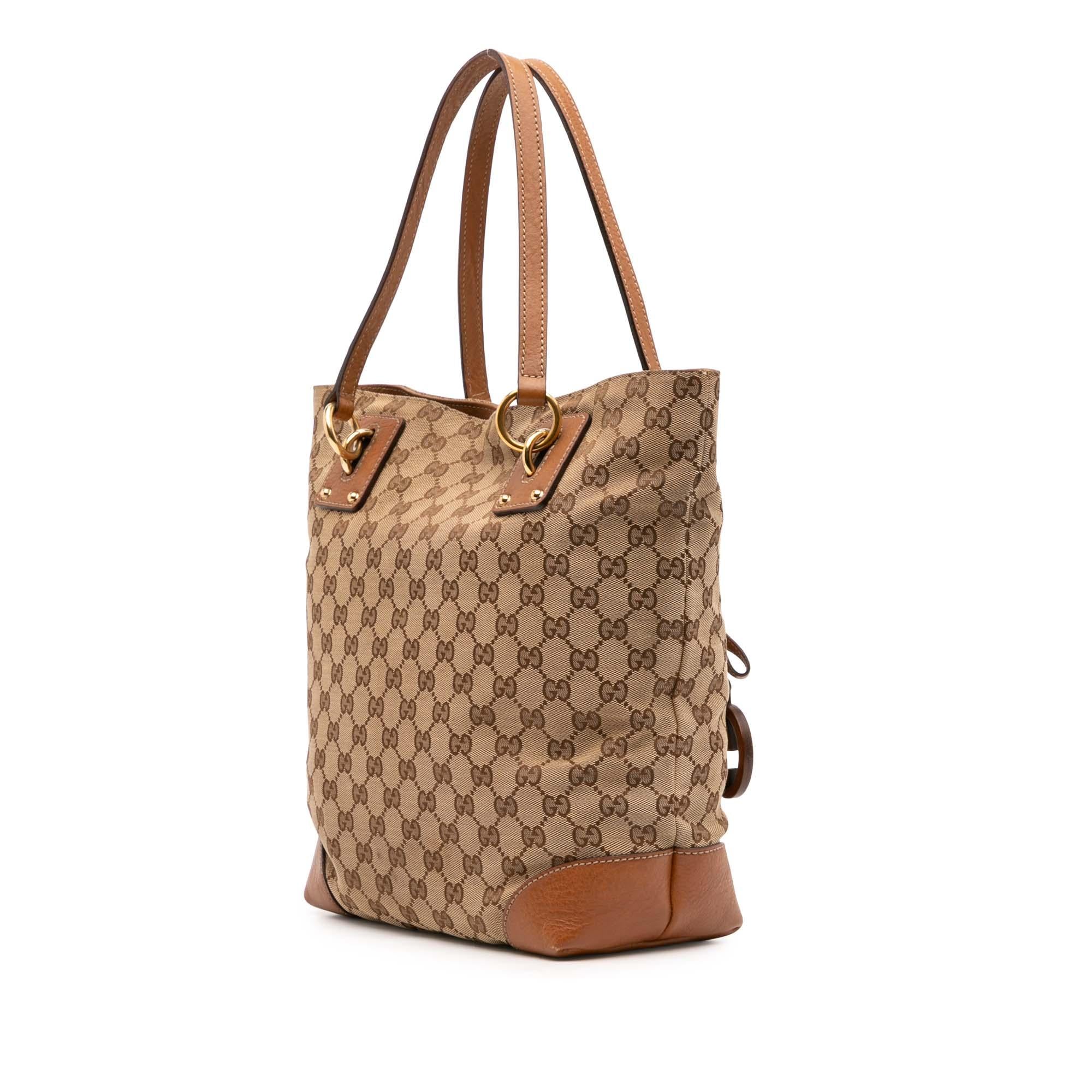 Gucci GG Canvas GG Charm Tote