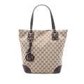 Gucci GG Canvas GG Charm Tote