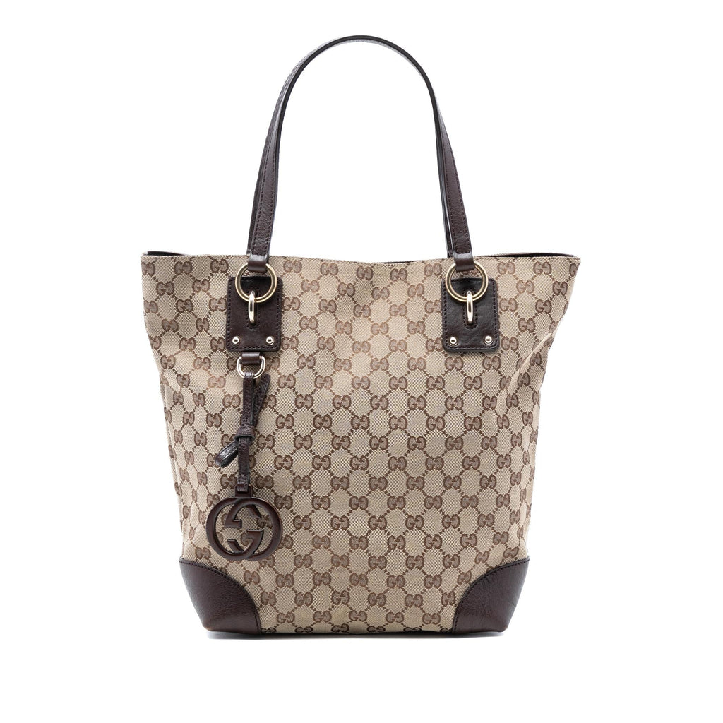 Gucci GG Canvas GG Charm Tote