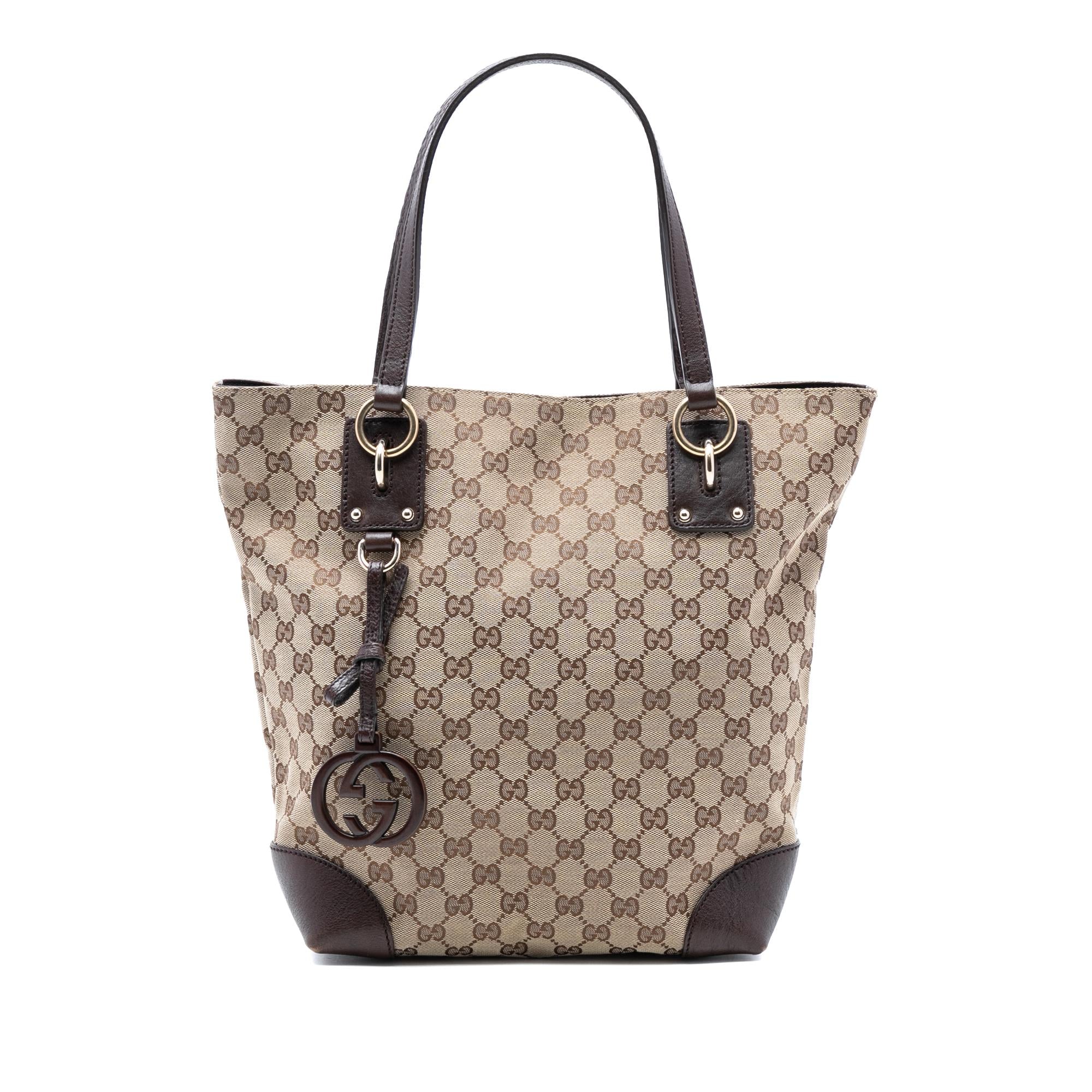 Gucci GG Canvas GG Charm Tote