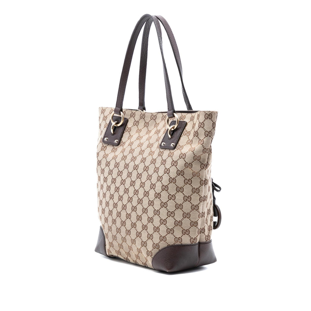Gucci GG Canvas GG Charm Tote