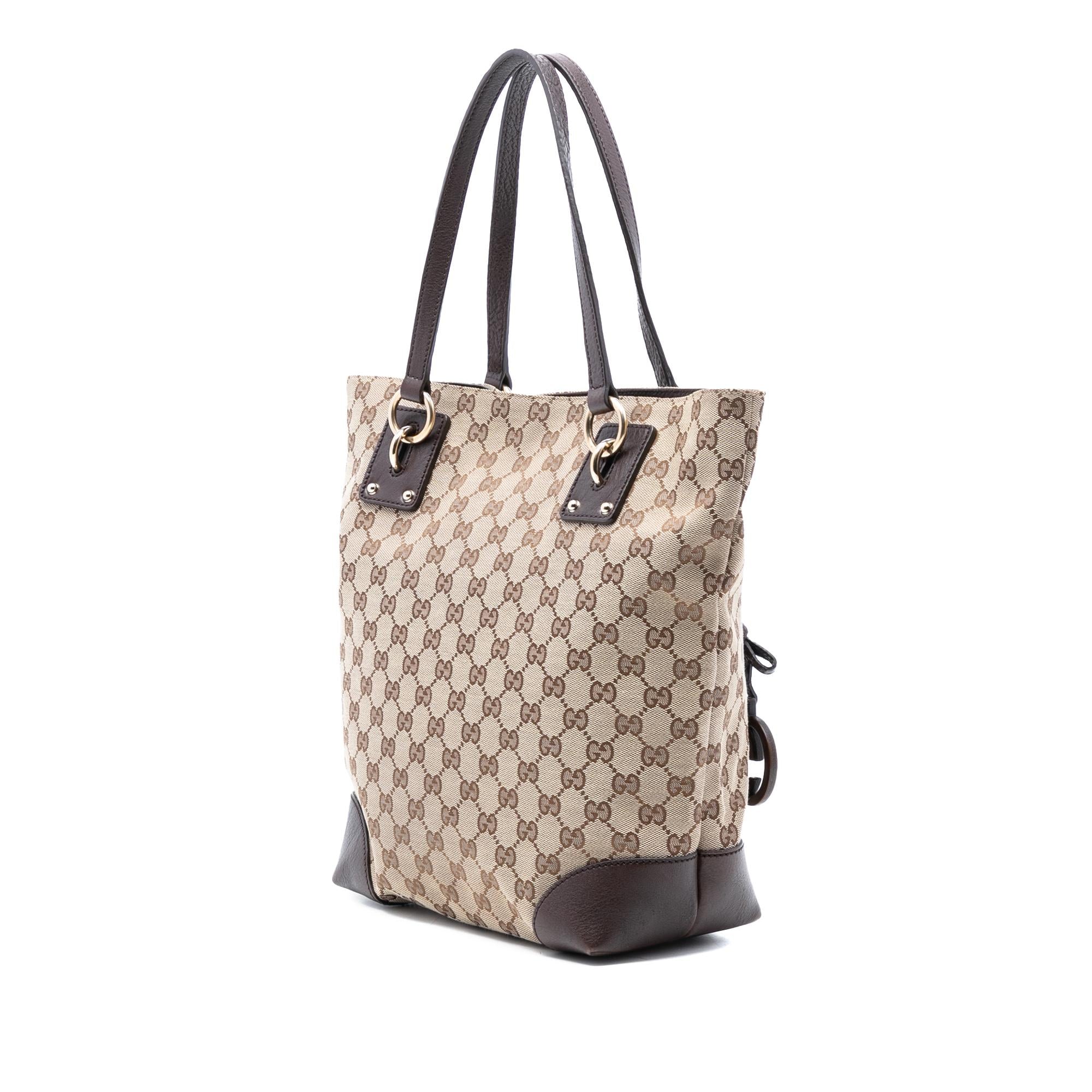 Gucci GG Canvas GG Charm Tote