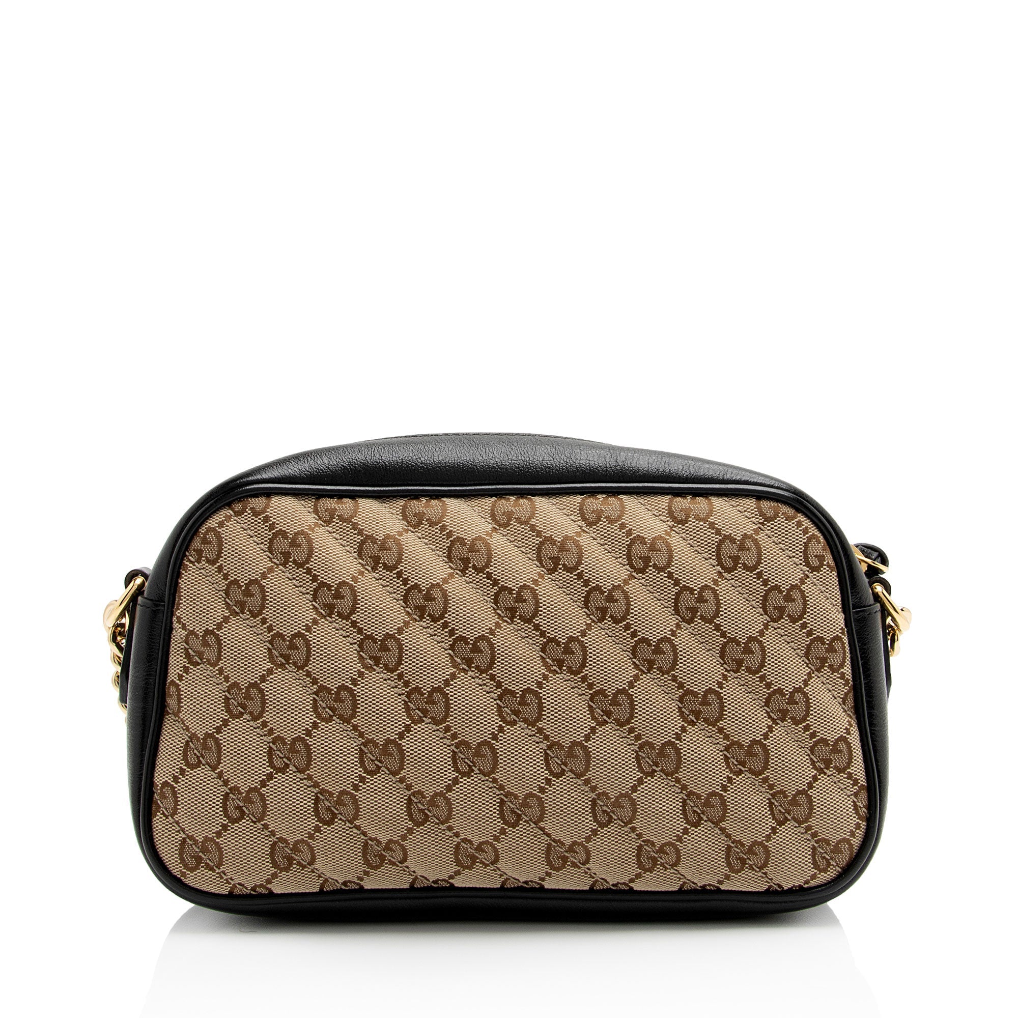 Gucci GG Canvas GG Marmont Small Shoulder Bag (SHF-OkDG16)