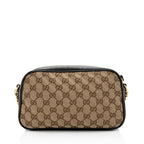 Gucci GG Canvas GG Marmont Small Shoulder Bag (SHF-6MAduD)