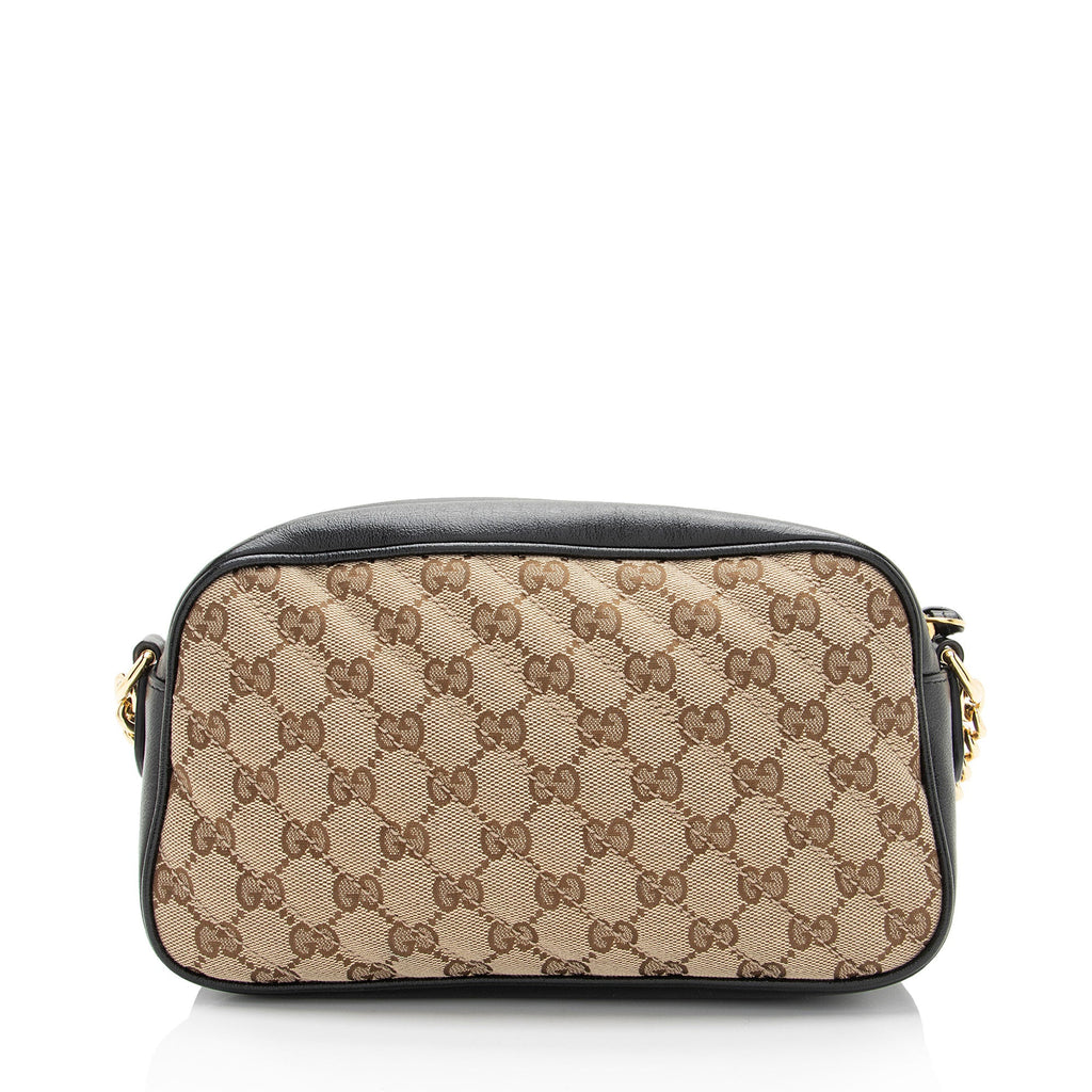 Gucci GG Canvas GG Marmont Small Shoulder Bag (SHF-vFaifH)