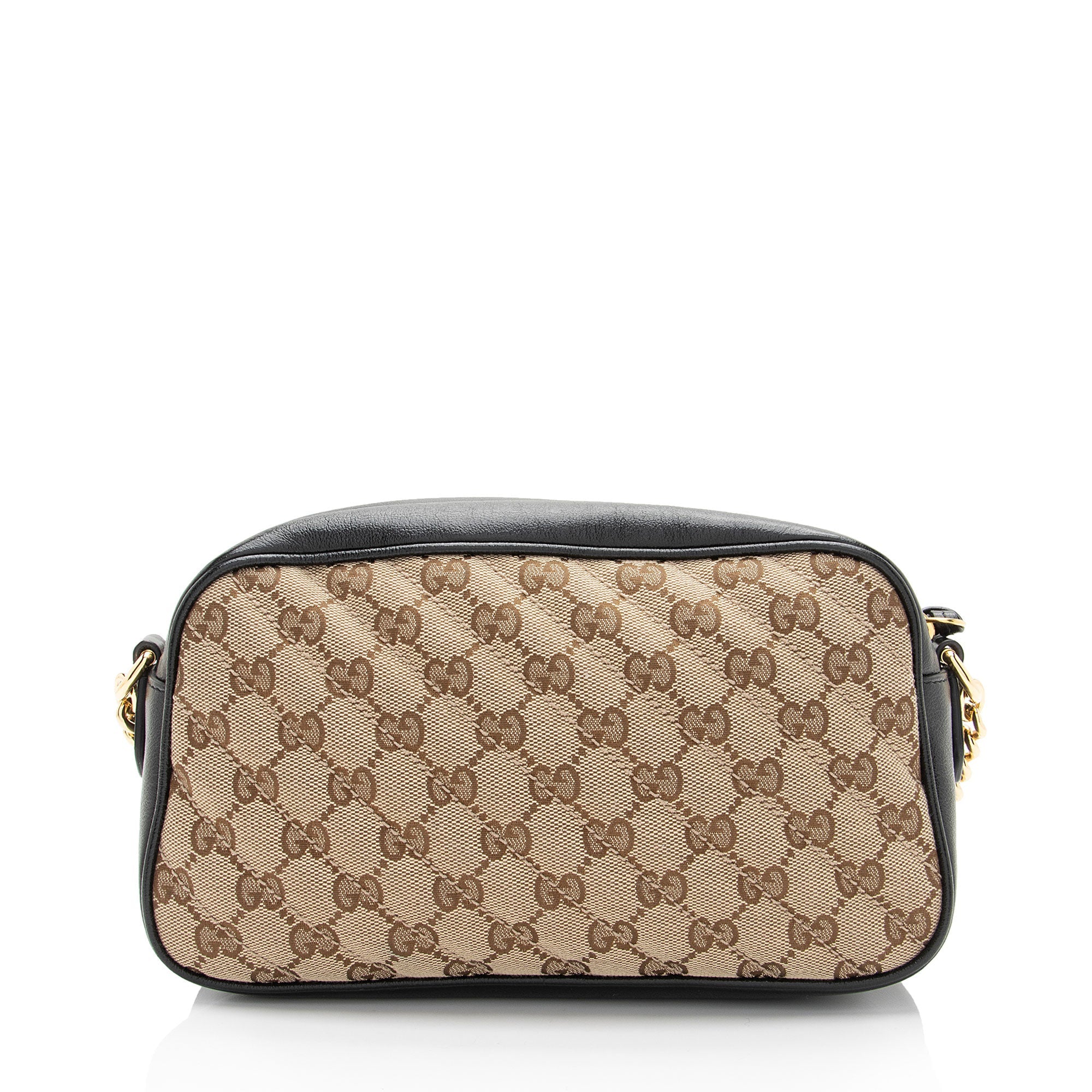 Gucci GG Canvas GG Marmont Small Shoulder Bag (SHF-vFaifH)