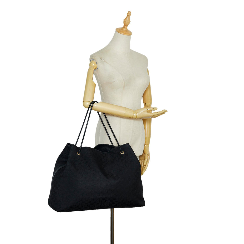 Gucci GG Canvas Gifford Tote Bag (SHG-Ef16Wj)