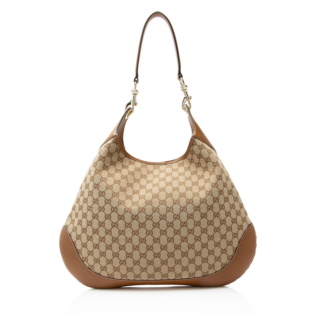 Gucci GG Canvas B Large Shoulder Bag