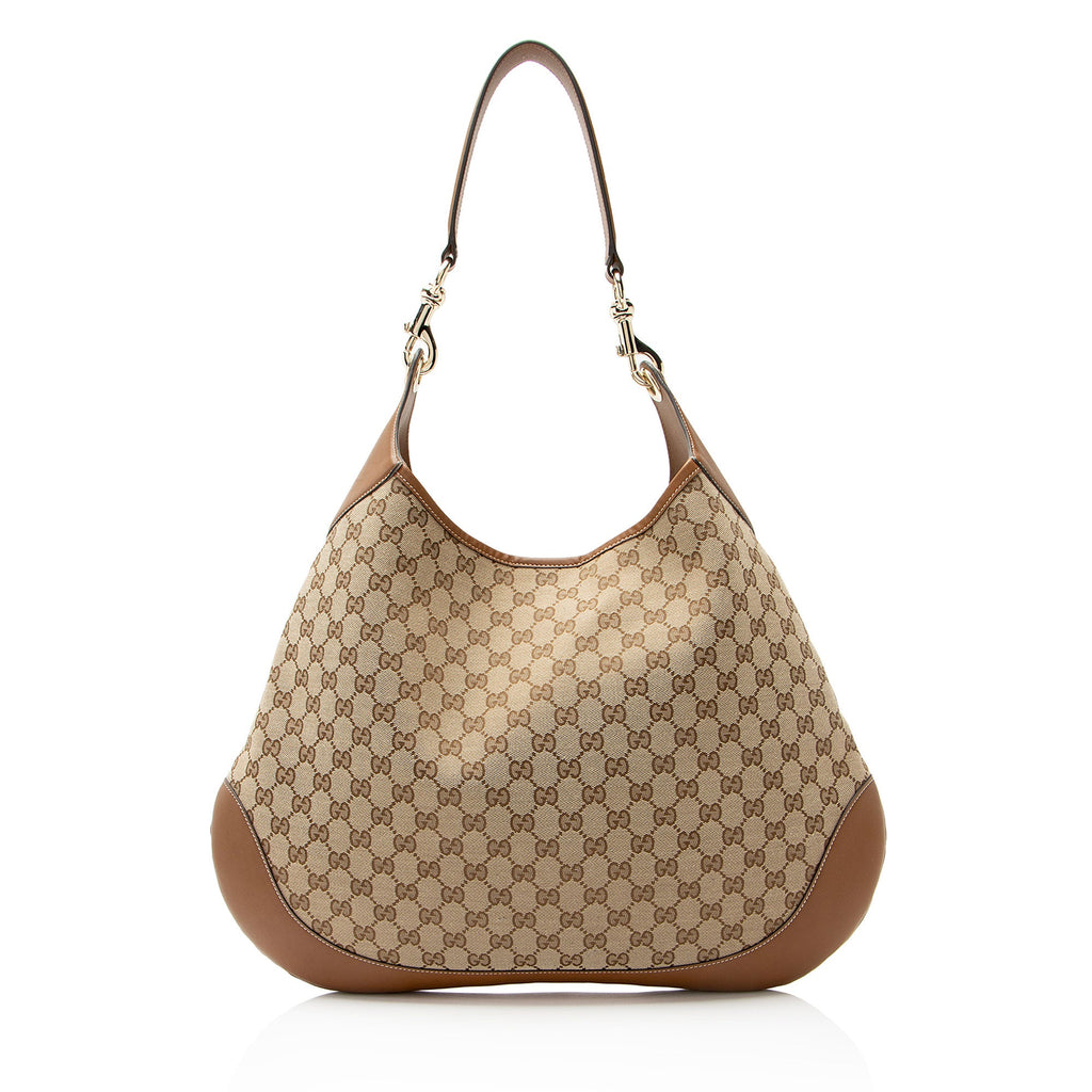 Gucci GG Canvas B Large Shoulder Bag