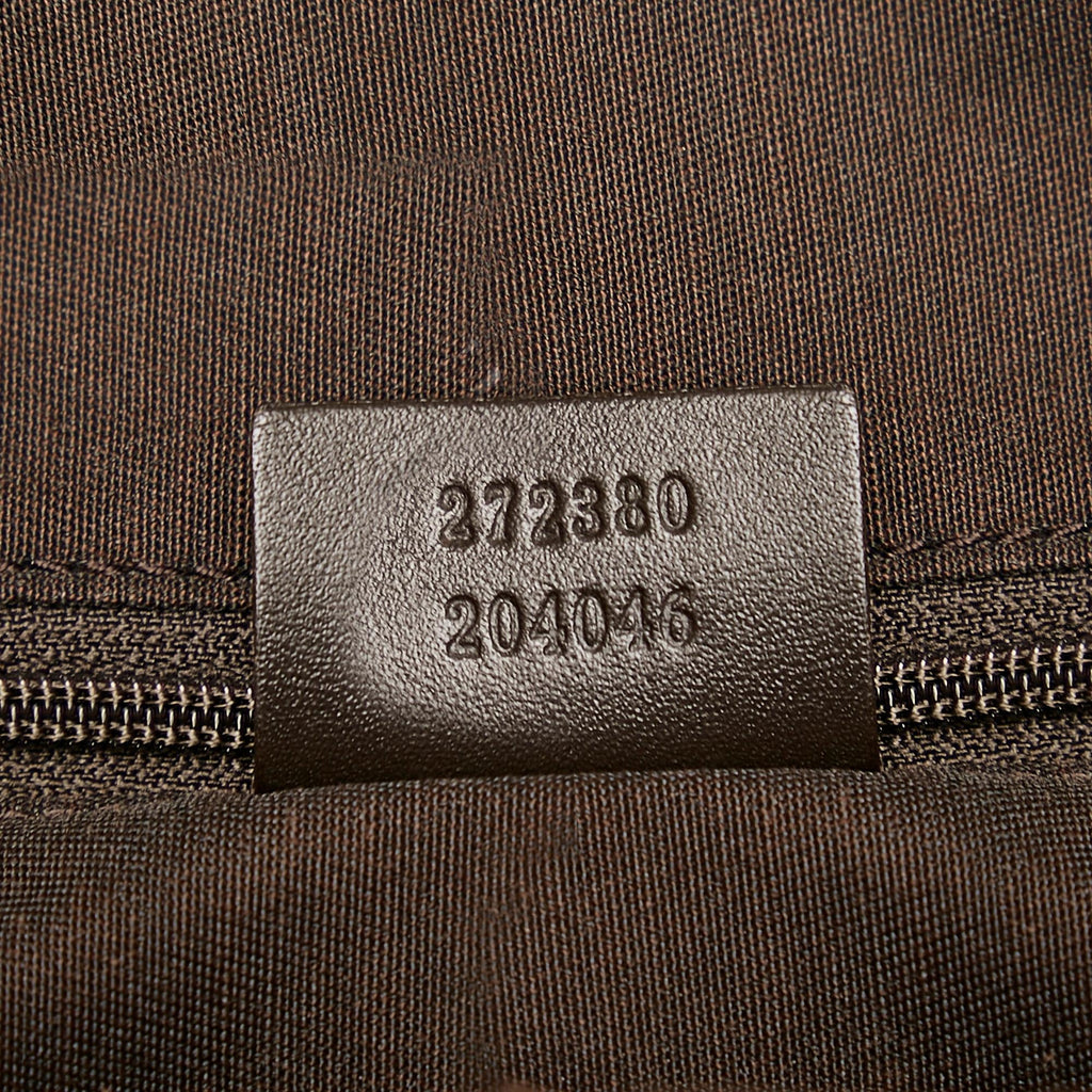 Gucci GG Canvas Half Moon Crossbody (SHG-37361)