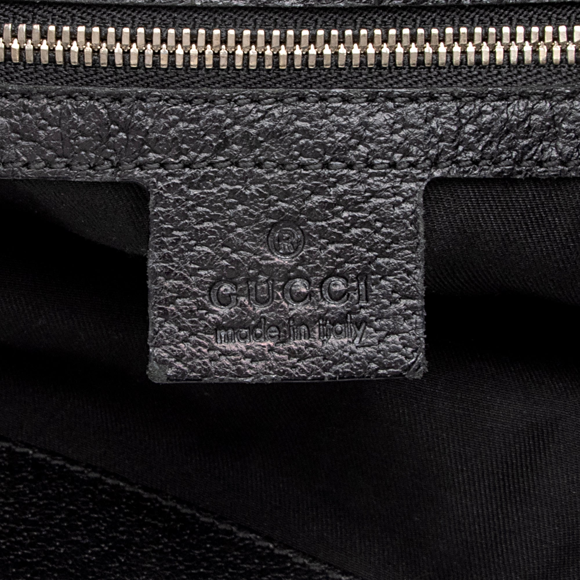 Gucci GG Canvas Bamboo Half Moon Medium Hobo (SHF-22952)