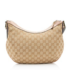Gucci GG Canvas Half Moon Medium Messenger Bag (SHF-3lgdQ3)