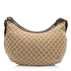 Gucci GG Canvas Half Moon Medium Messenger (SHF-JzXzNp)