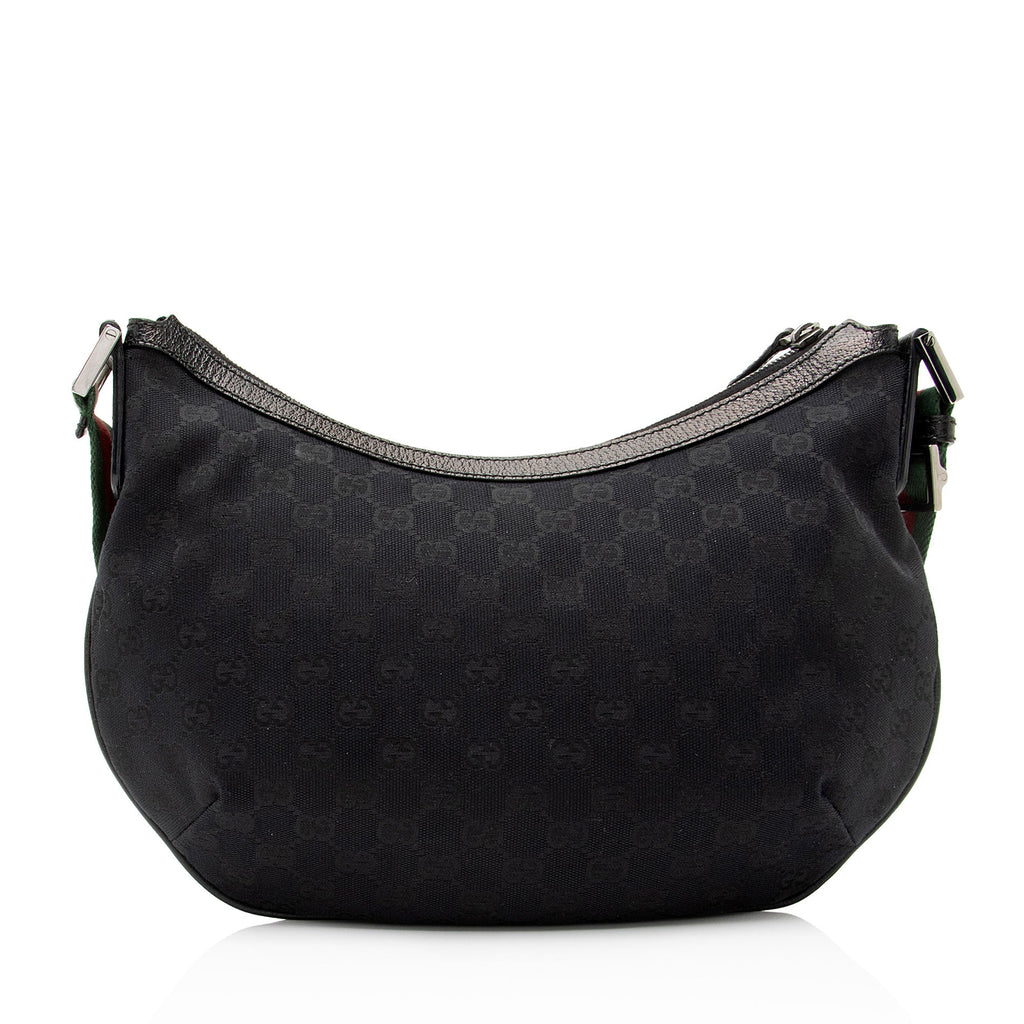Gucci GG Canvas Half Moon Medium Messenger