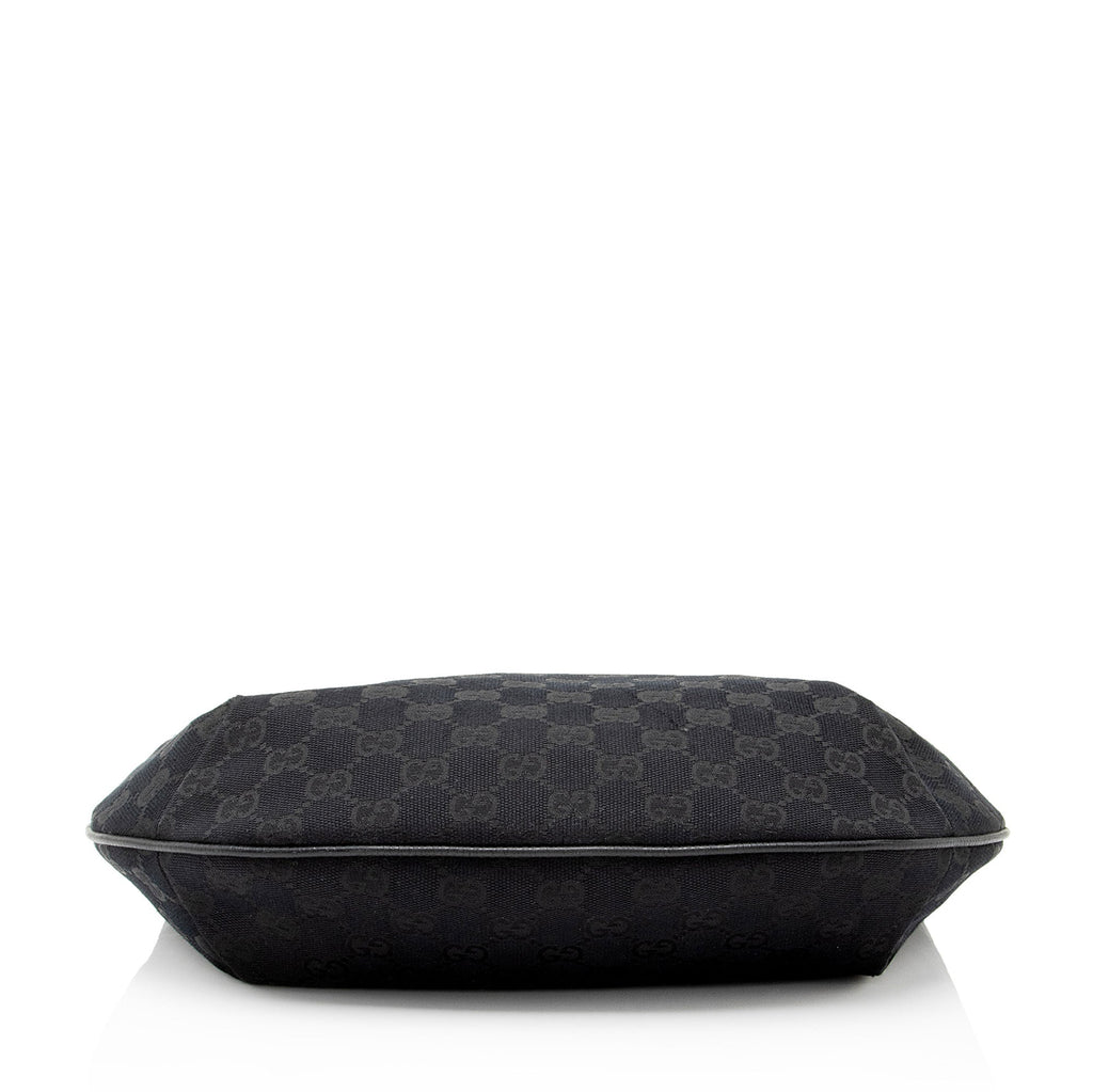 Gucci GG Canvas Half Moon Medium Messenger