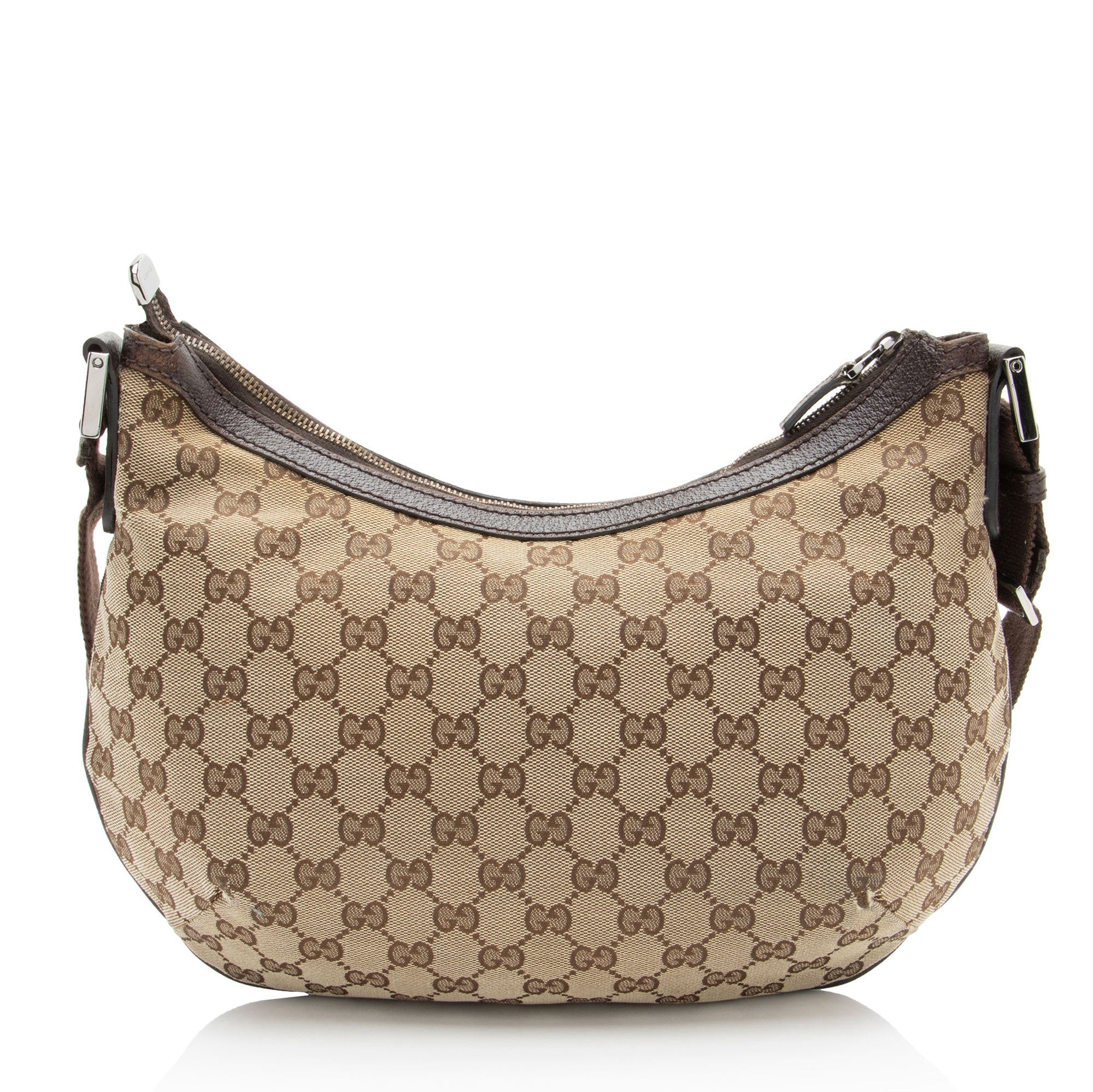 Gucci GG Canvas Half Moon Medium Messenger