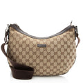 Gucci GG Canvas Half Moon Medium Messenger