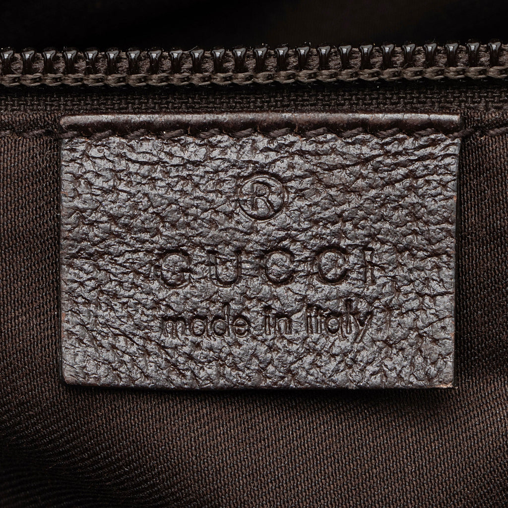 Gucci GG Canvas Half Moon Medium Messenger