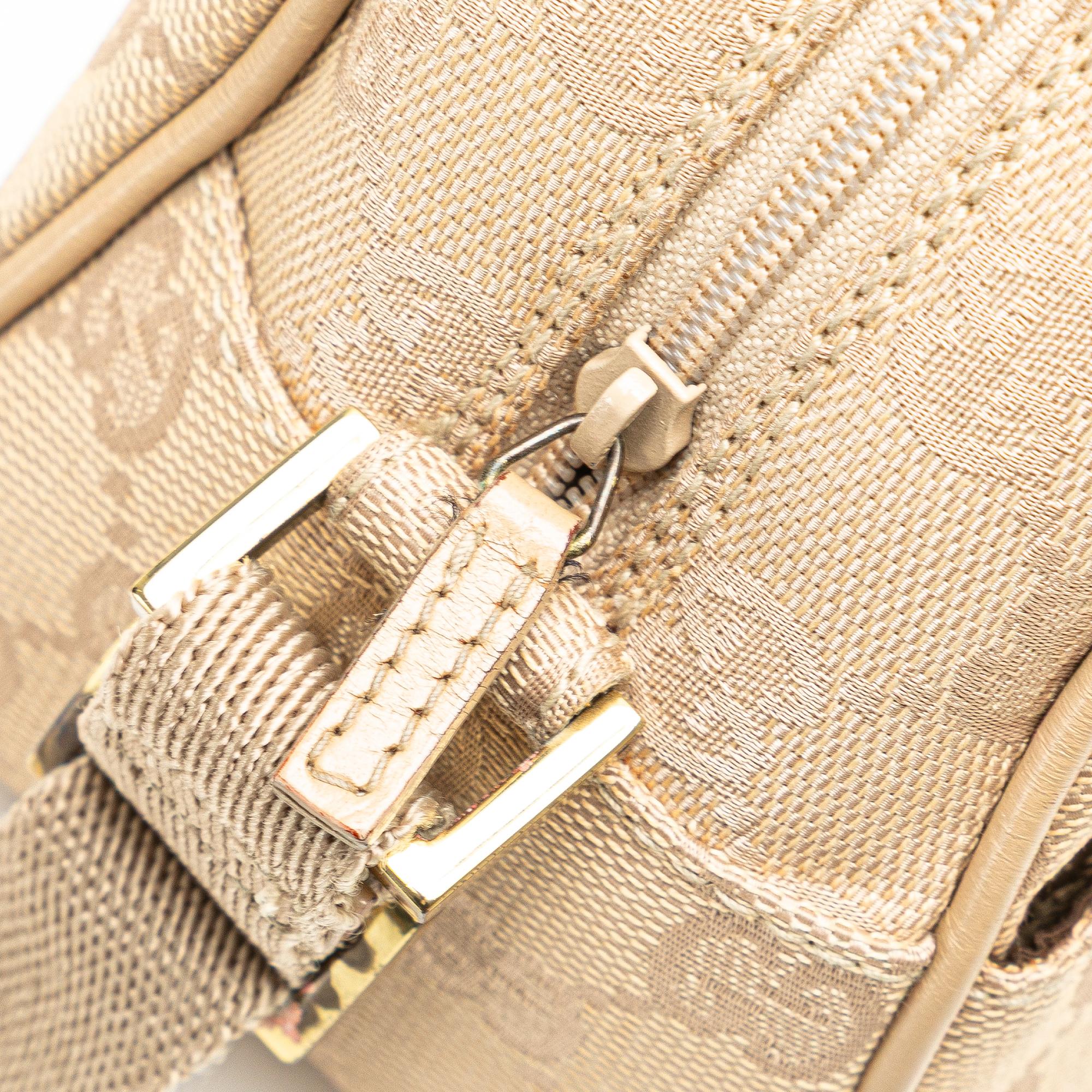 Gucci GG Canvas Half Moon Pochette