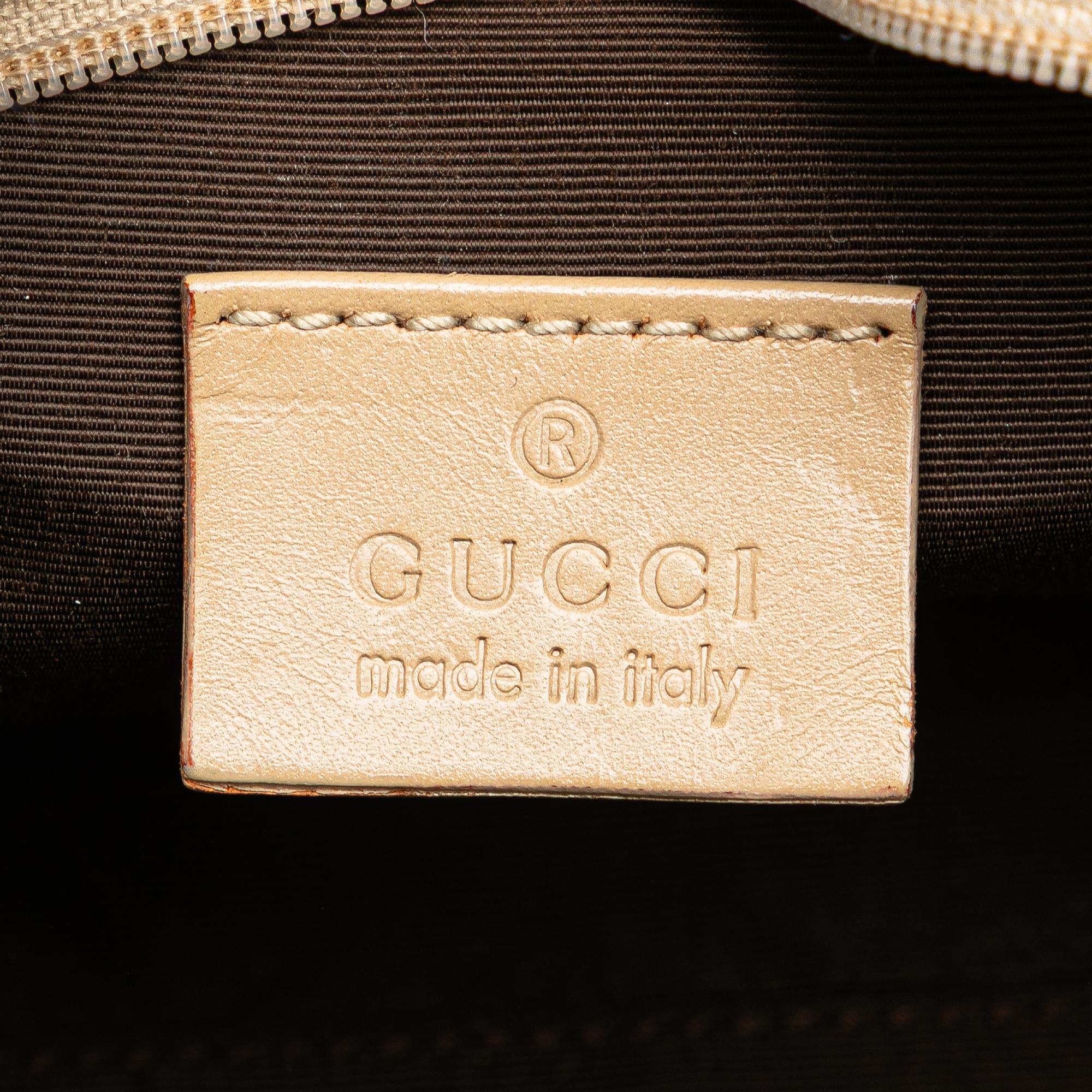 Gucci GG Canvas Half Moon Pochette
