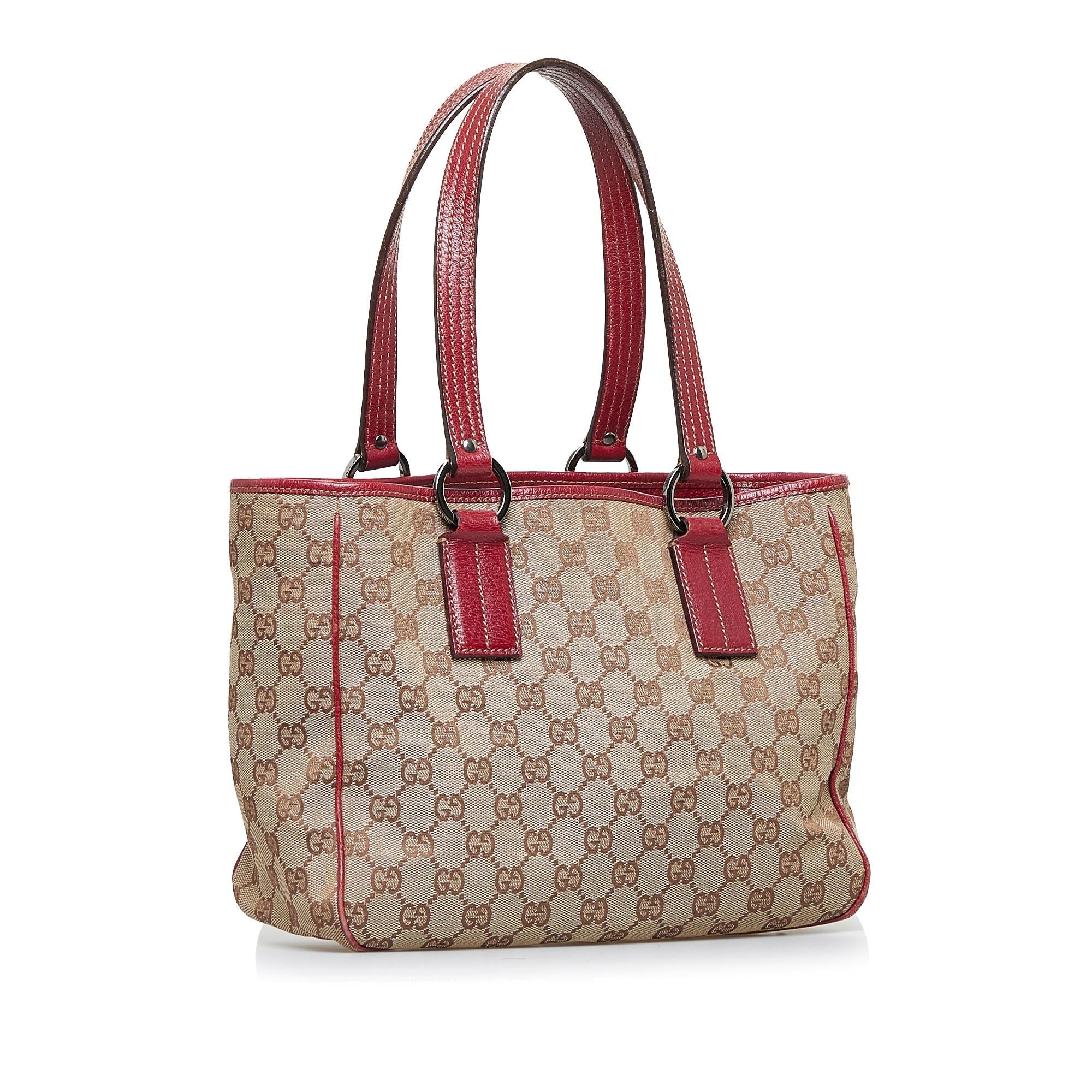 Gucci GG Canvas Handbag (SHG-3HRiME)
