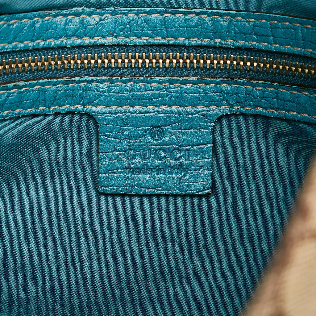 Gucci GG Canvas Hasler Horsebit Shoulder Bag (SHG-34318)