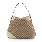 Gucci GG Canvas Hasler Large Shoulder Bag