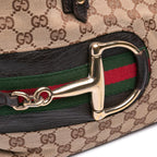 Gucci GG Canvas Hasler Web Tote
