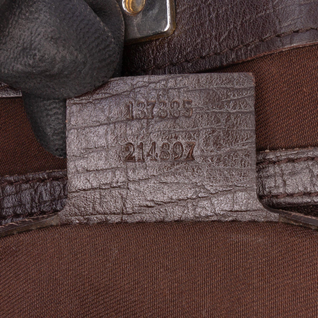 Gucci GG Canvas Hasler Web Tote