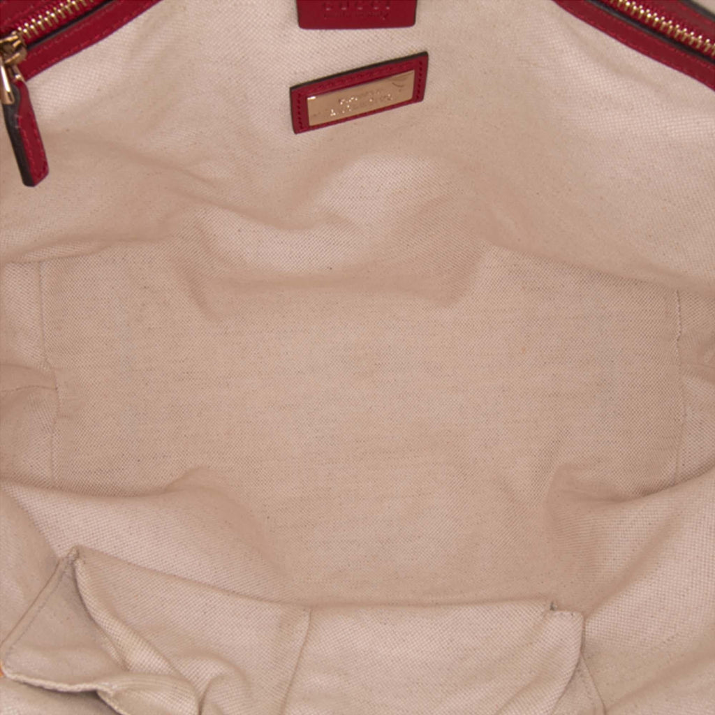 Gucci GG Canvas Heart Bit Satchel