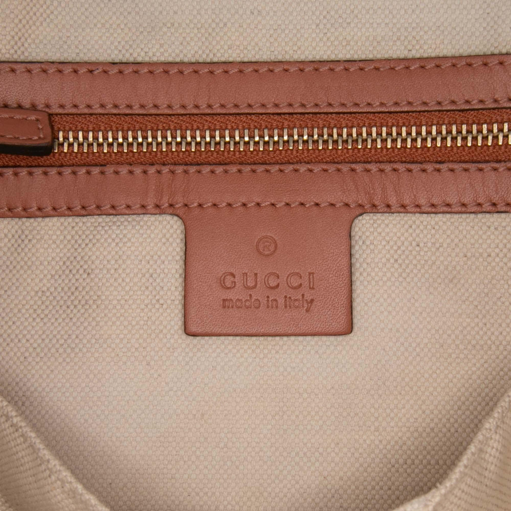 Gucci GG Canvas Heart Bit Satchel