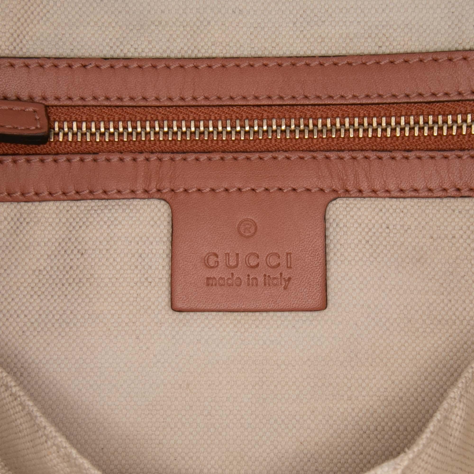 Gucci GG Canvas Heart Bit Satchel