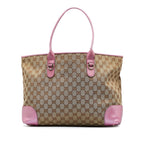 Gucci GG Canvas Heart Bit Tote (SHG-8tNWwL)