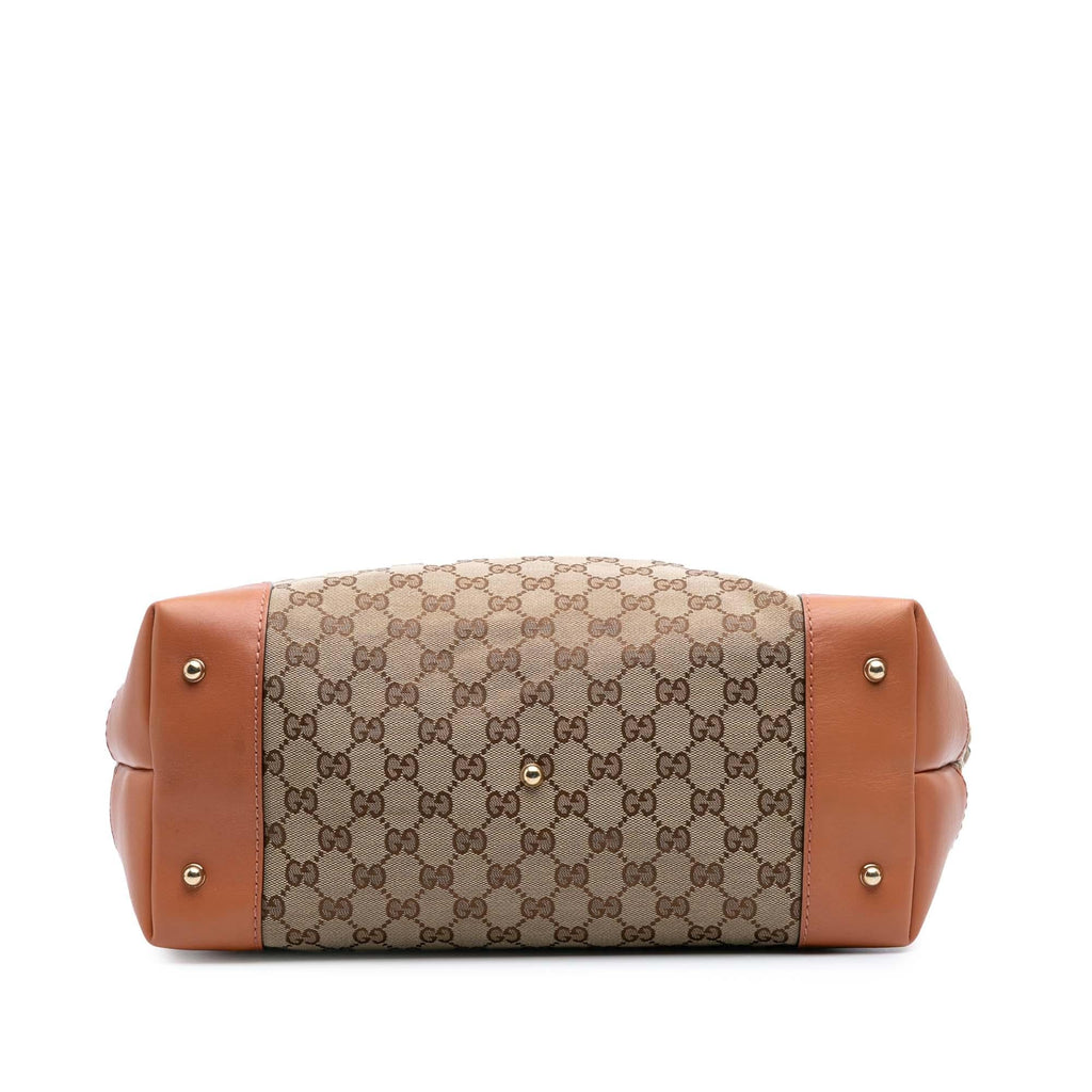 Gucci GG Canvas Heart Bit Tote