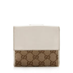 Gucci GG Canvas Heart French Compact Wallet (SHF-17615)