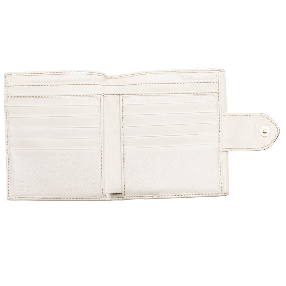 Gucci GG Canvas Heart French Compact Wallet (SHF-17615)