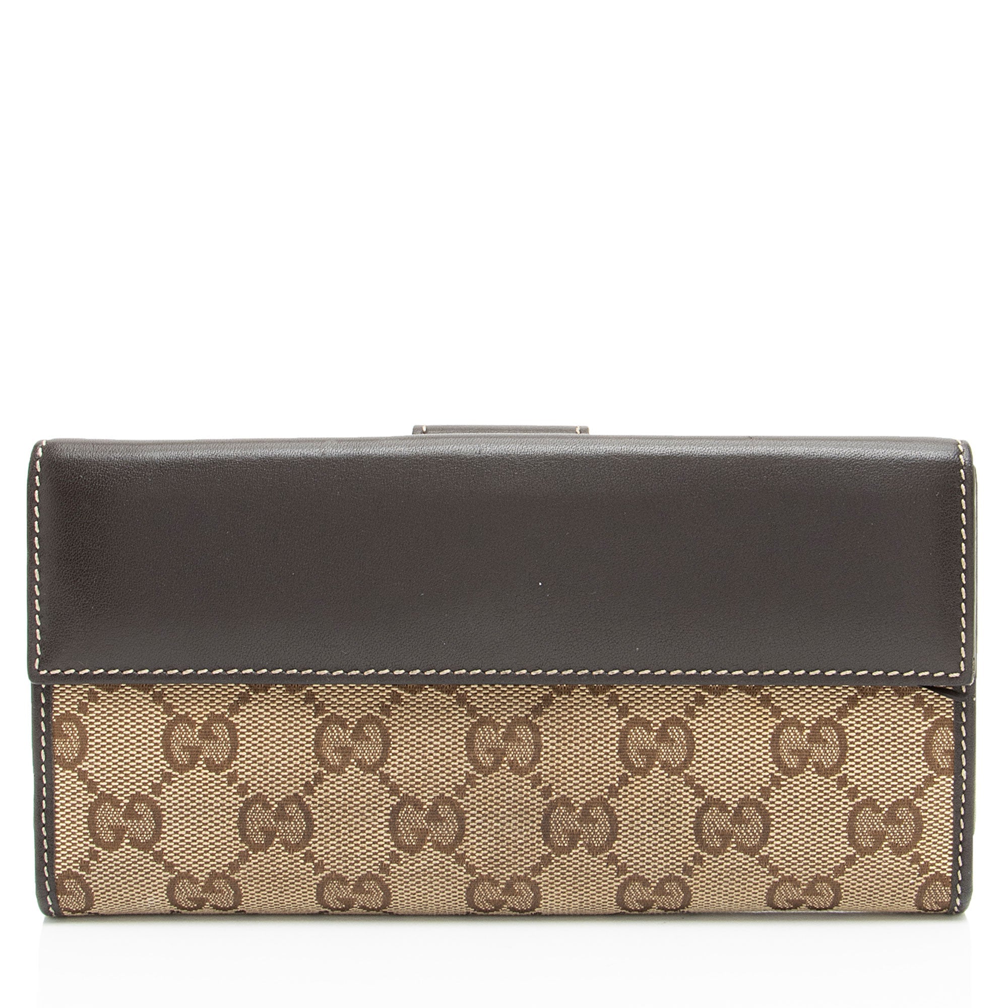 Gucci GG Canvas Heart Script Continental Wallet