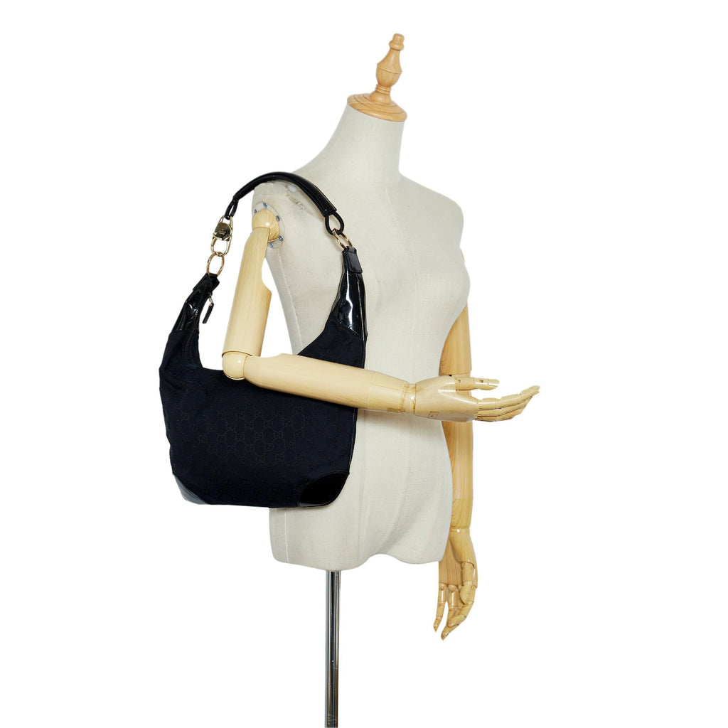 Gucci GG Canvas Hobo (SHG-UShTD8)