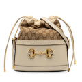 Gucci GG Canvas Horsebit 1955 Bucket Bag (SHG-sD1os5)