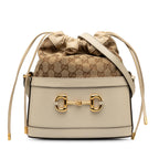 Gucci GG Canvas Horsebit 1955 Bucket Bag (SHG-sD1os5)