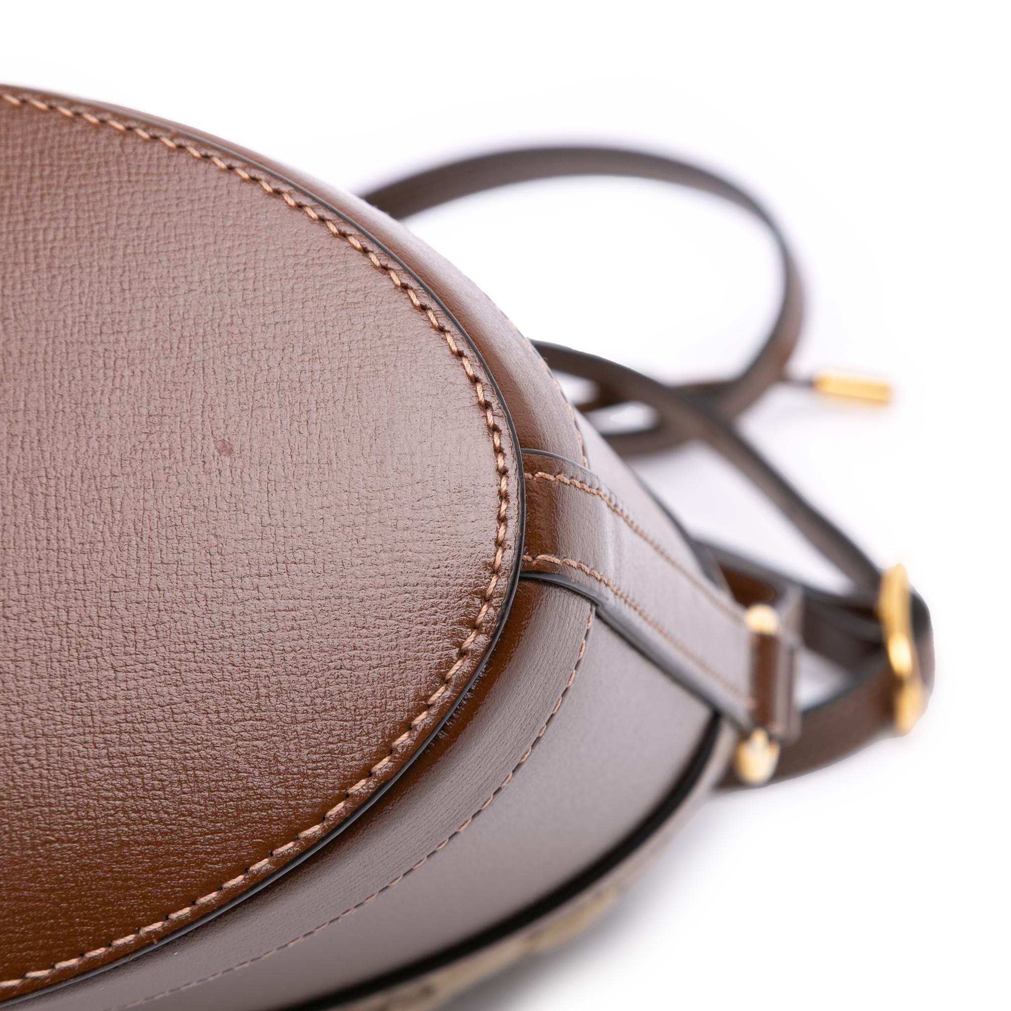 Gucci GG Canvas Horsebit 1955 Bucket Bag