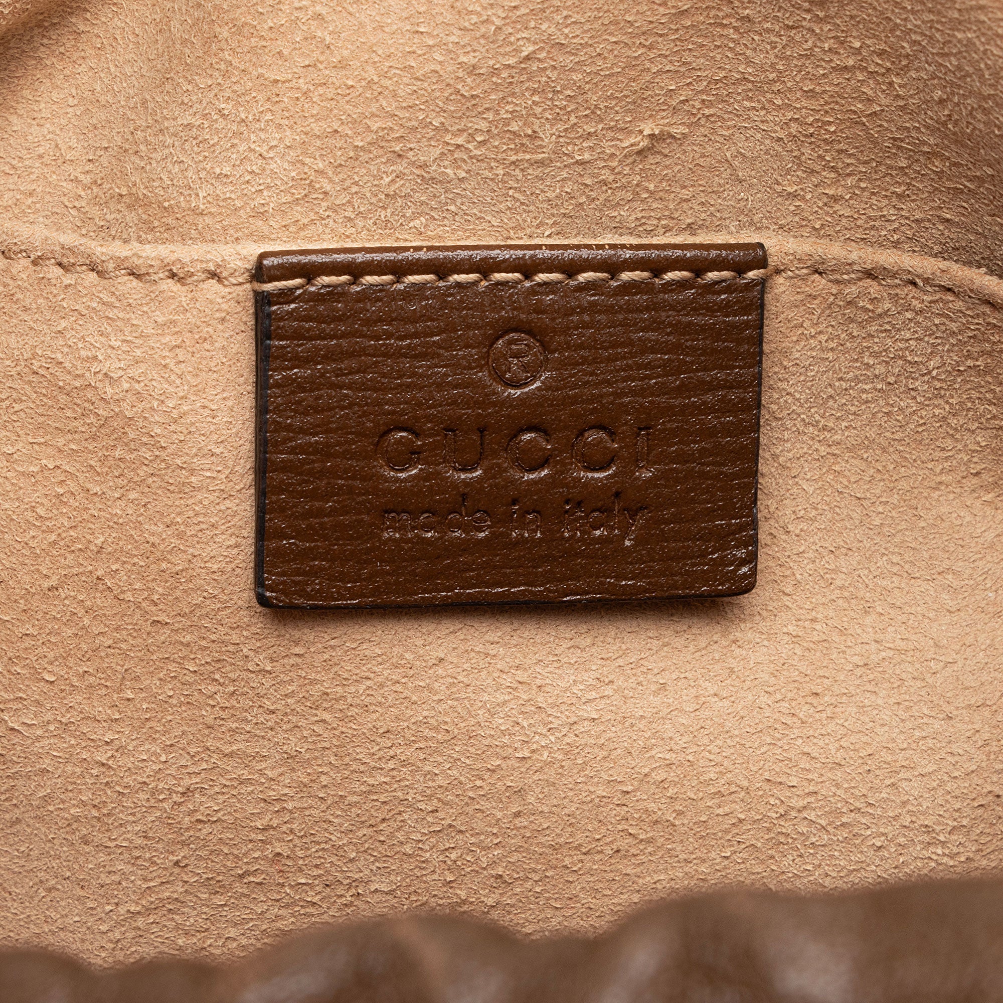 Gucci GG Canvas Horsebit 1955 Drawstring Bucket Bag