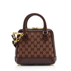 Gucci GG Canvas Horsebit 1955 Mini Top Handle Bag (SHF-23739)