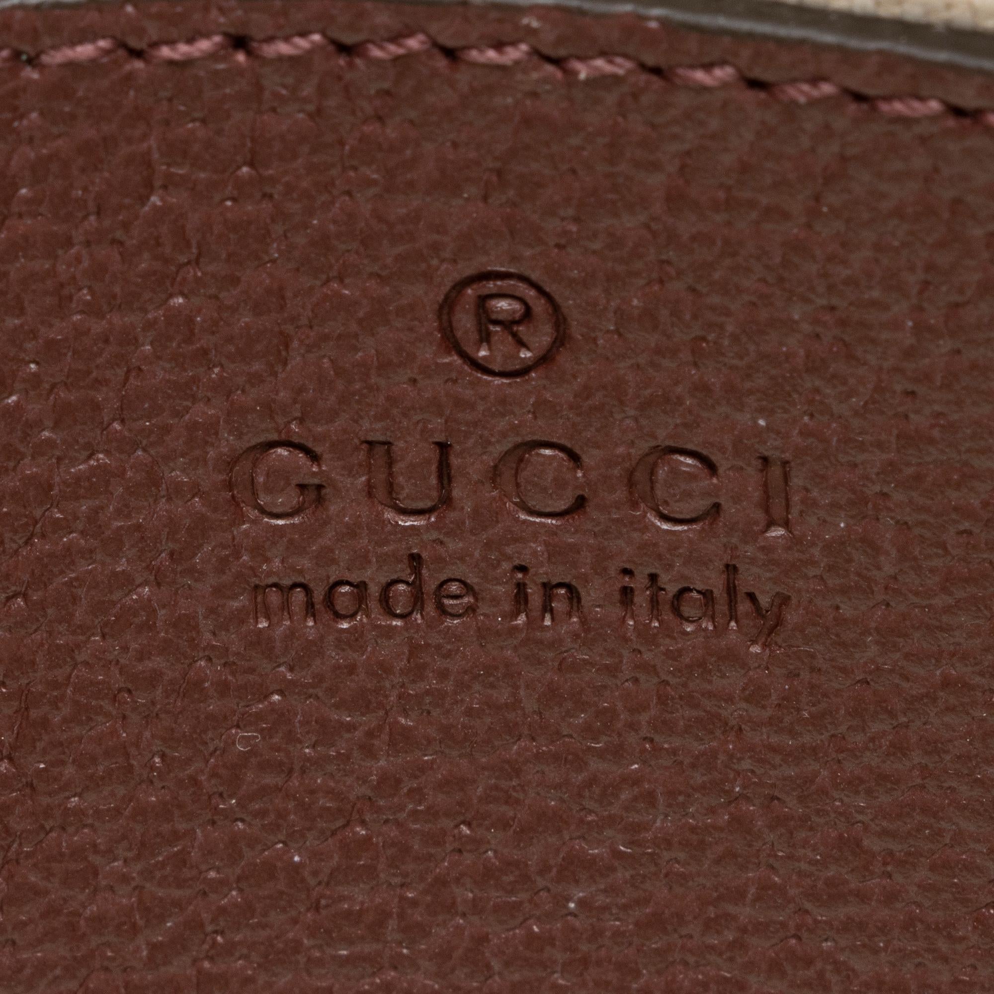 Gucci GG Canvas Horsebit 1955 Mini Top Handle Bag (SHF-23739)