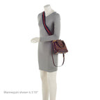 Gucci GG Canvas Horsebit 1955 Mini Top Handle Bag (SHF-23739)