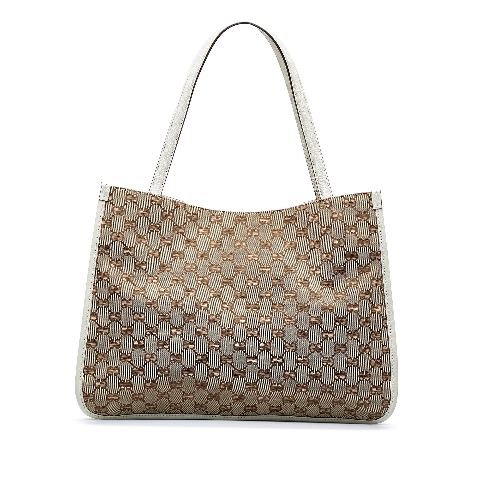 Gucci GG Canvas Horsebit 1955 Tote Bag (SHG-vcIr3M)