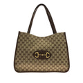 Gucci GG Canvas Horsebit 1955 Tote Bag (SHG-f3BOeU)