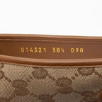 Gucci GG Canvas Horsebit Ballet Flats - Size 8.5 / 38.5