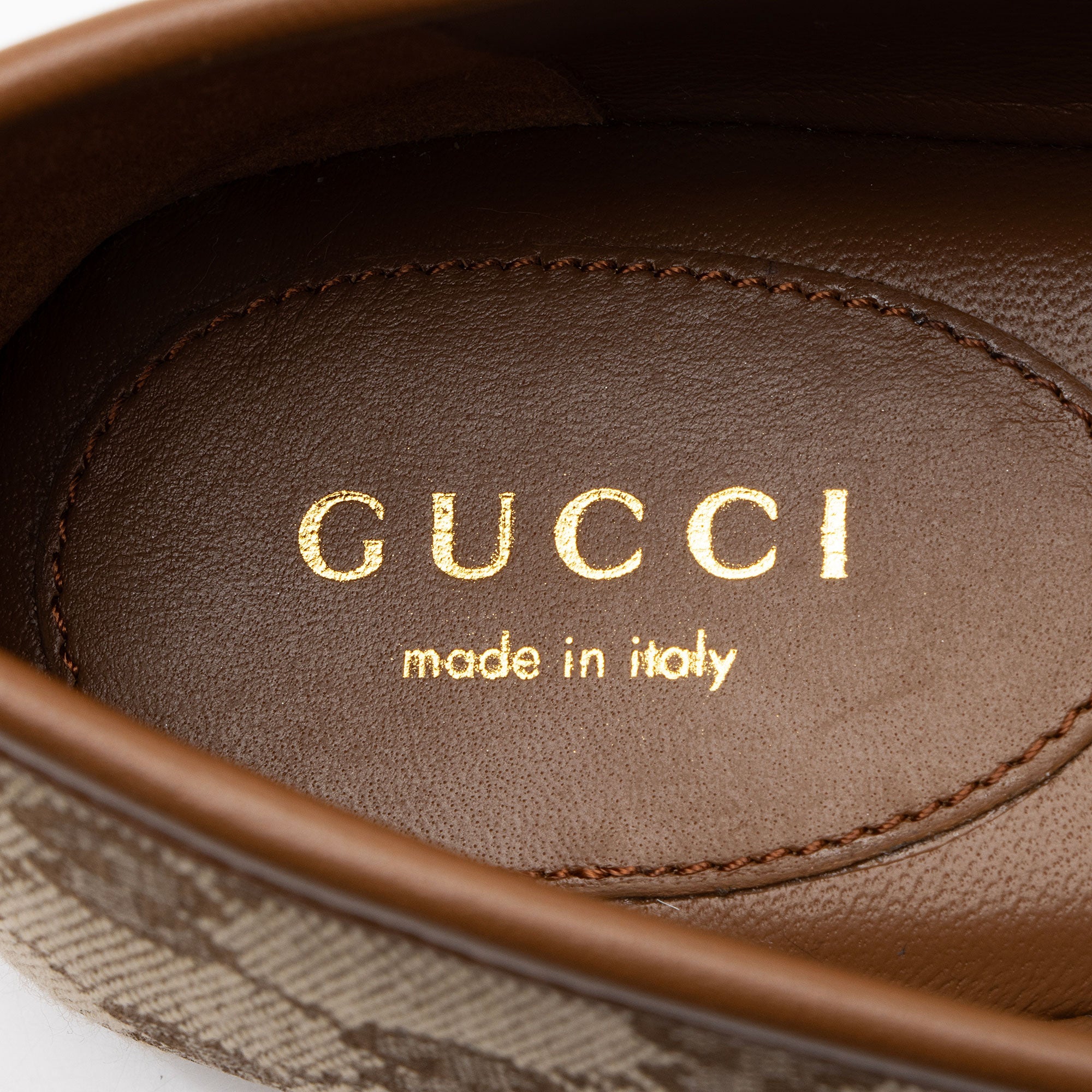 Gucci GG Canvas Horsebit Ballet Flats - Size 8.5 / 38.5