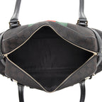 Gucci GG Canvas Web Horsebit Boston Bag (SHF-20566)